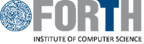 The logo of FORTH, links to the website of FORTH