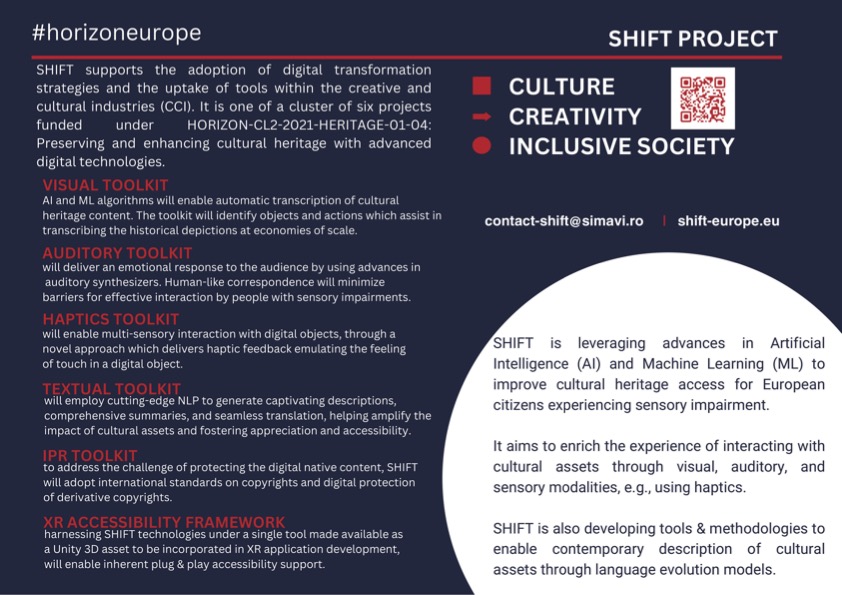 SHIFT project flyer, second side