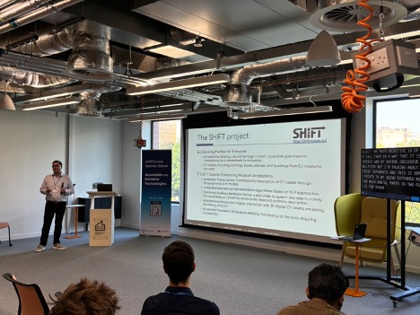 George Margetis from FORTH presenting SHIFT at the ACM 